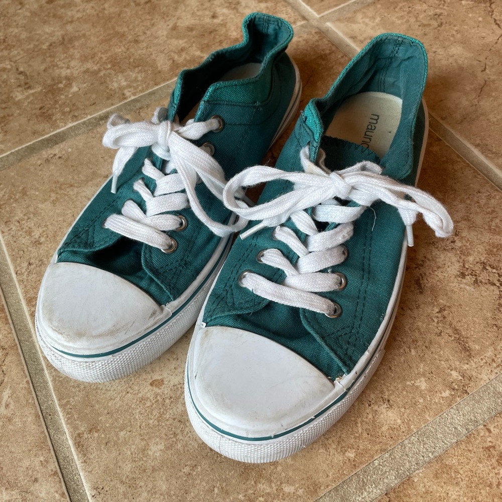 Maurices Sneakers size 9 on Left and 8.5 on Right